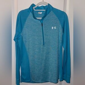 UA Vibrant Blue Lightweight Half Zip